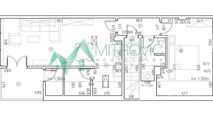 Dvosoban stan | 4zida