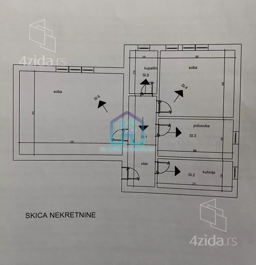 Trosoban stan | 4zida