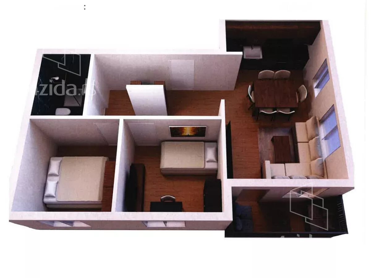 Trosoban stan | 4zida