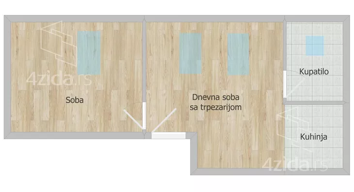 Jednosoban stan | 4zida