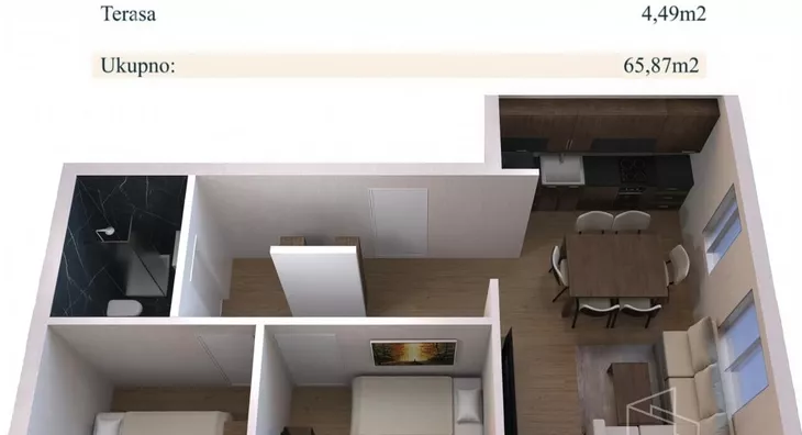 Trosoban stan | 4zida