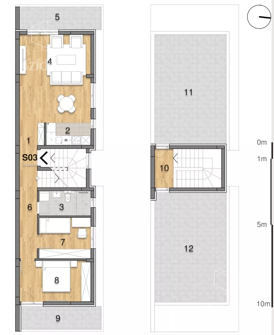 Trosoban stan | 4zida
