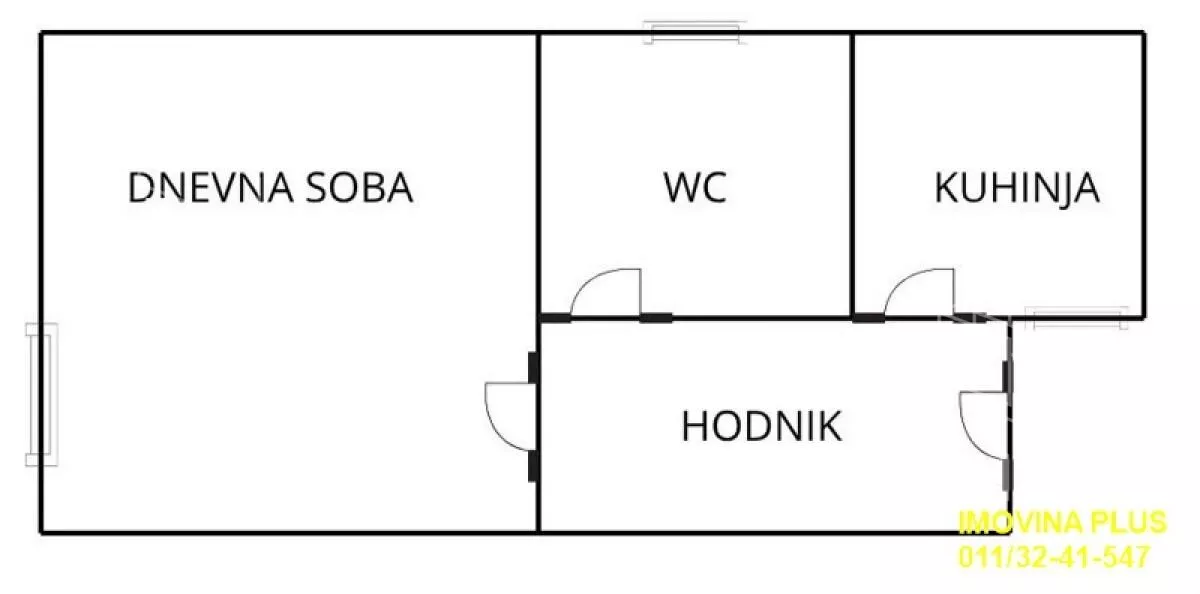 Jednosoban stan | 4zida