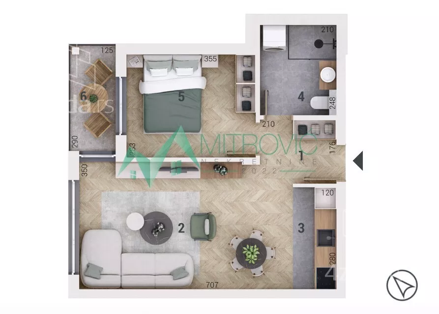 Dvosoban stan | 4zida