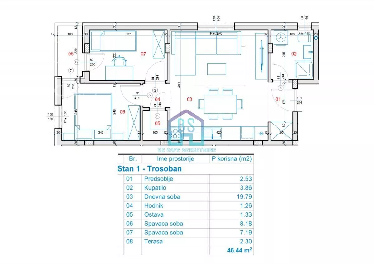 Dvoiposoban stan | 4zida