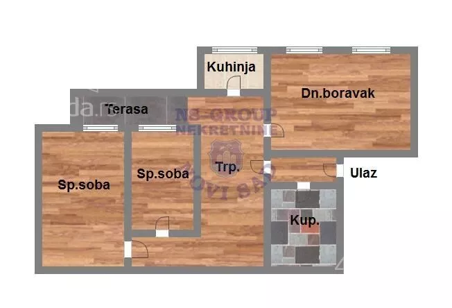 Trosoban stan | 4zida