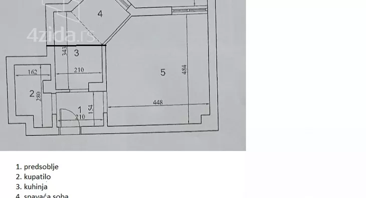 Jednoiposoban stan | 4zida