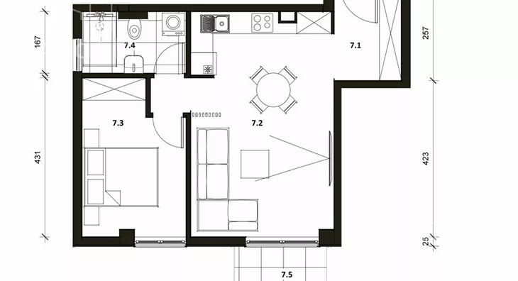 Dvosoban stan | 4zida