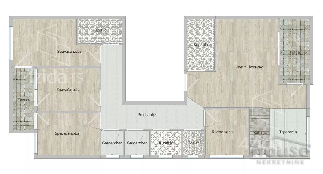 Petosoban stan | 4zida