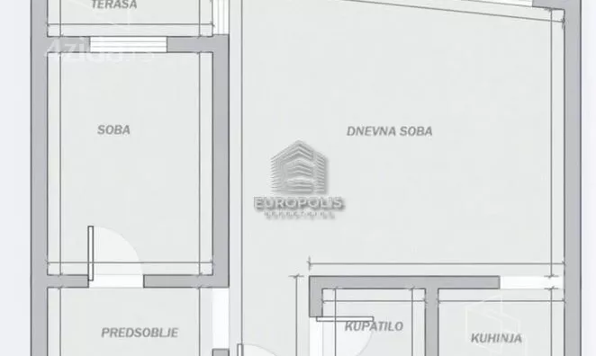 Jednoiposoban stan | 4zida