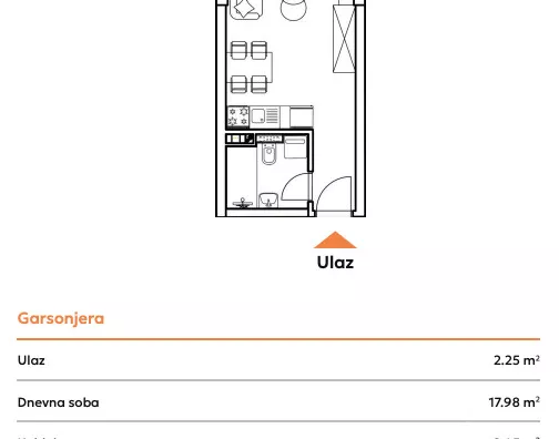 Garsonjera | 4zida