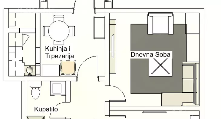 Dvosoban stan | 4zida