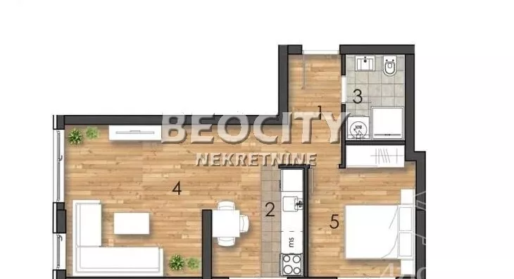 Dvosoban stan | 4zida