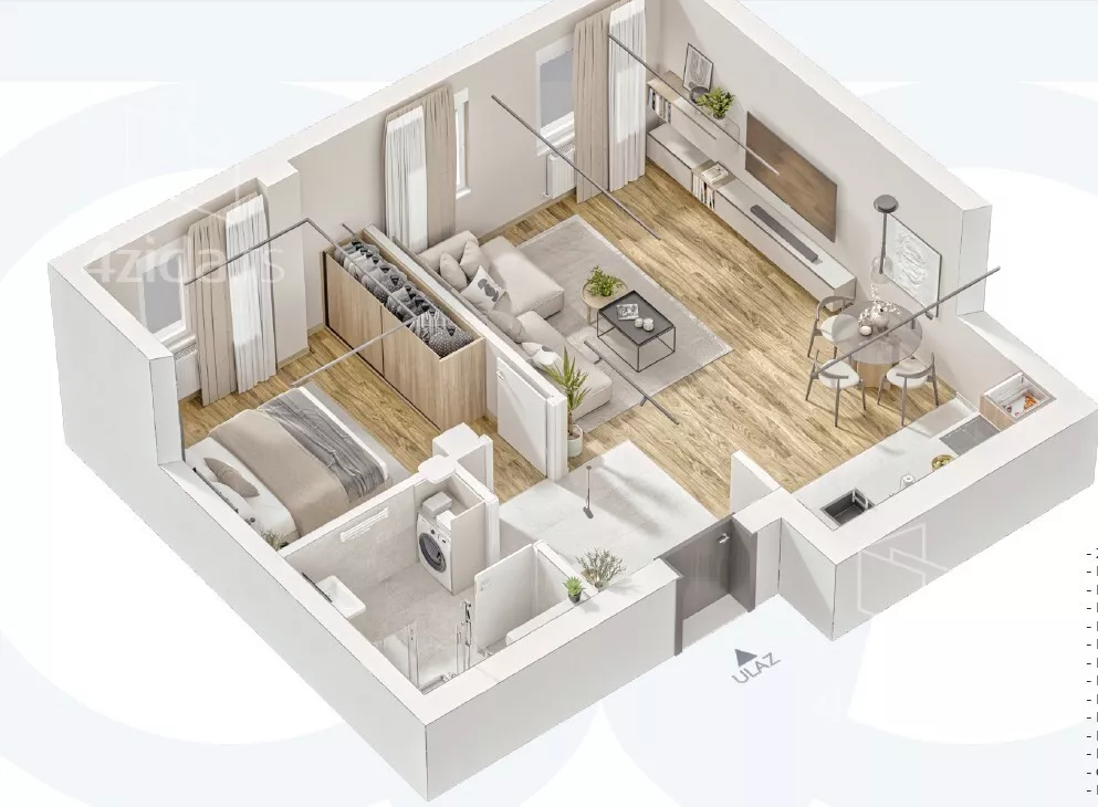 Dvosoban stan | 4zida