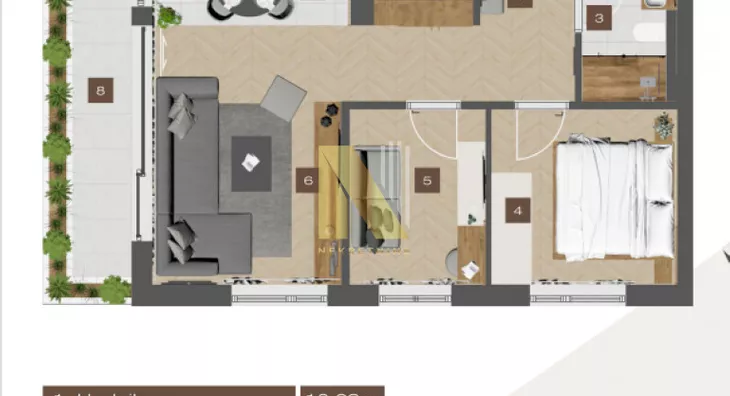 Trosoban stan | 4zida