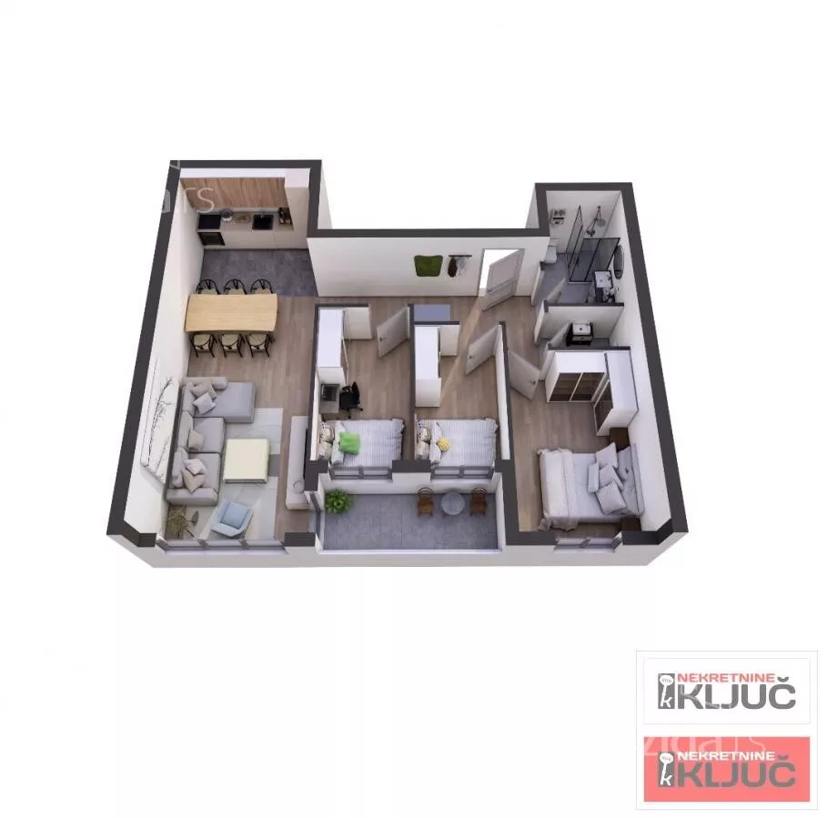 Troiposoban stan | 4zida