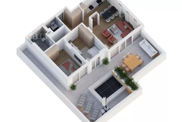 Dvoiposoban stan | 4zida