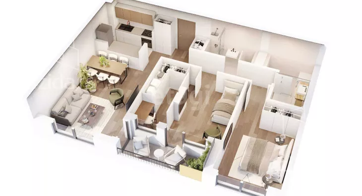 Trosoban stan | 4zida