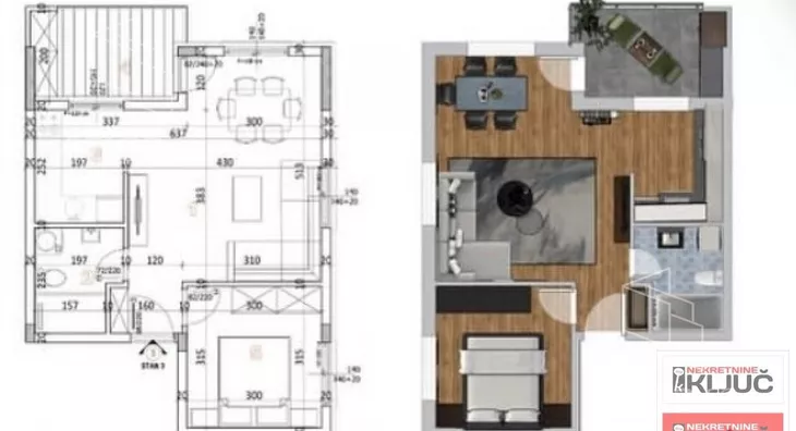 Dvosoban stan | 4zida