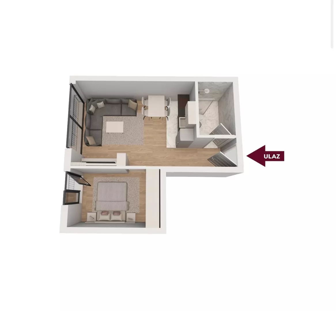 Jednoiposoban stan | 4zida