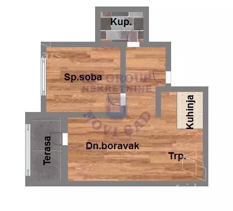 Dvosoban stan | 4zida