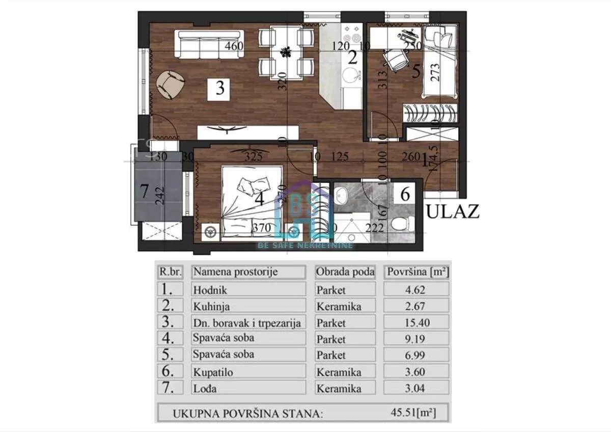 Dvoiposoban stan | 4zida