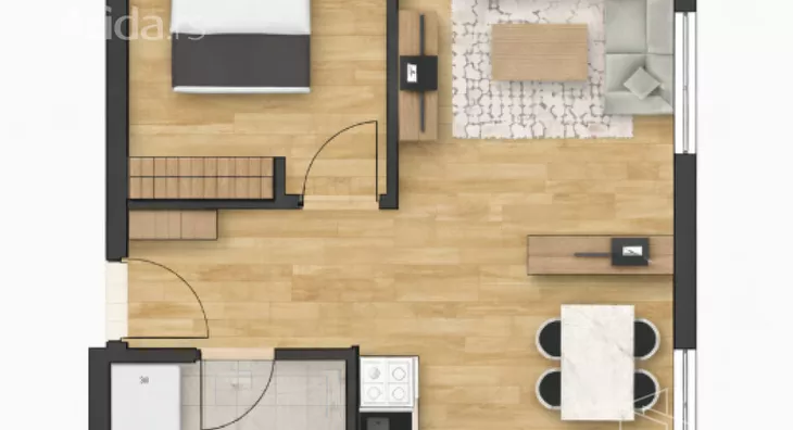 Jednosoban stan | 4zida