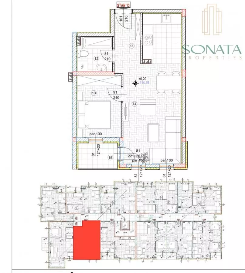 Jednoiposoban stan | 4zida