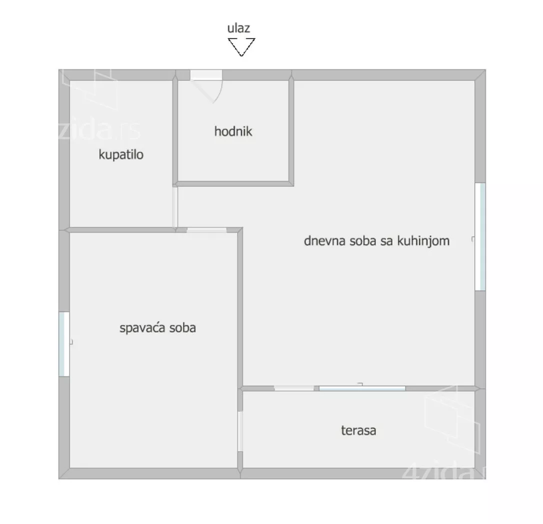 Jednoiposoban stan | 4zida