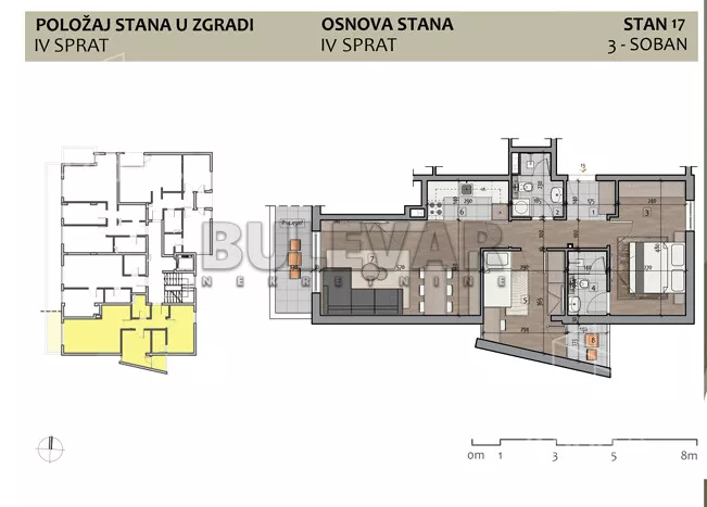 Trosoban stan | 4zida