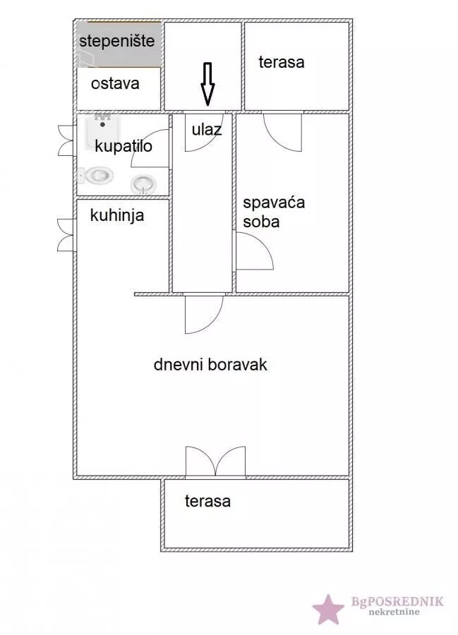 Dvosoban stan | 4zida