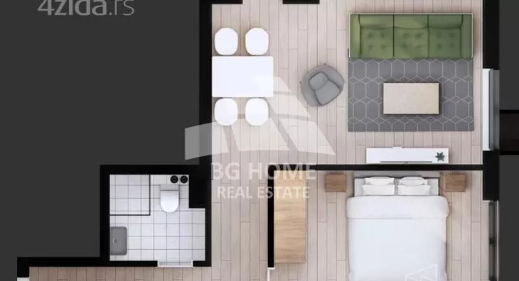 Jednoiposoban stan | 4zida