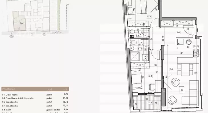 Dvoiposoban stan | 4zida