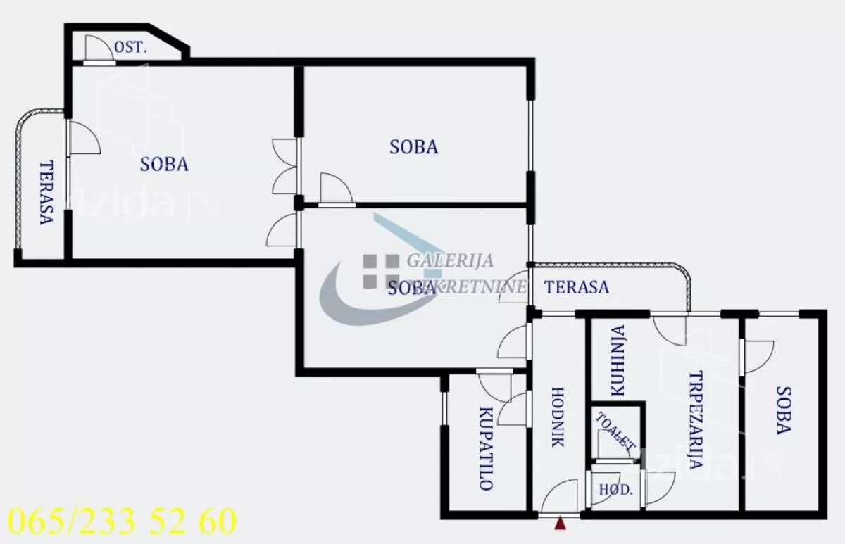 Troiposoban stan | 4zida