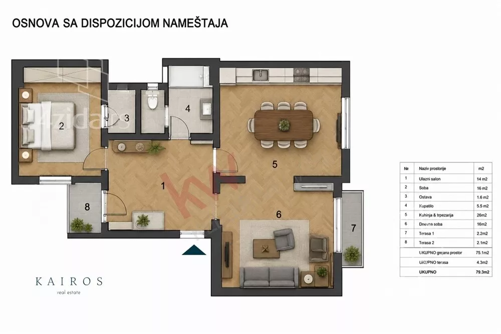Dvoiposoban stan | 4zida