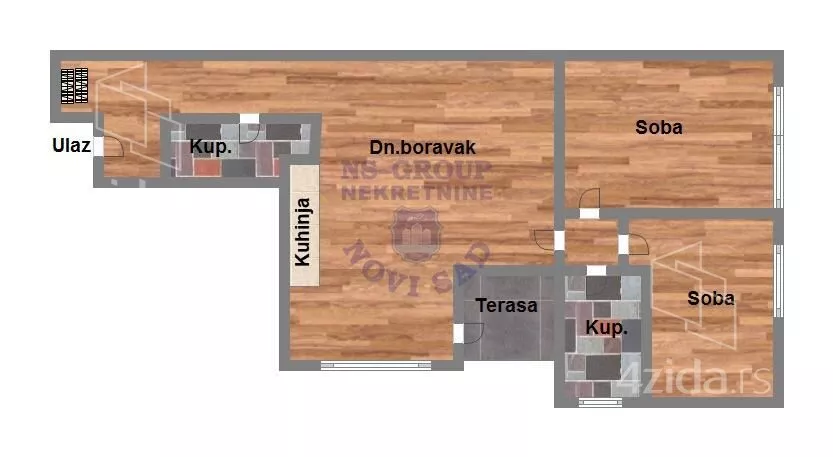 Trosoban stan | 4zida