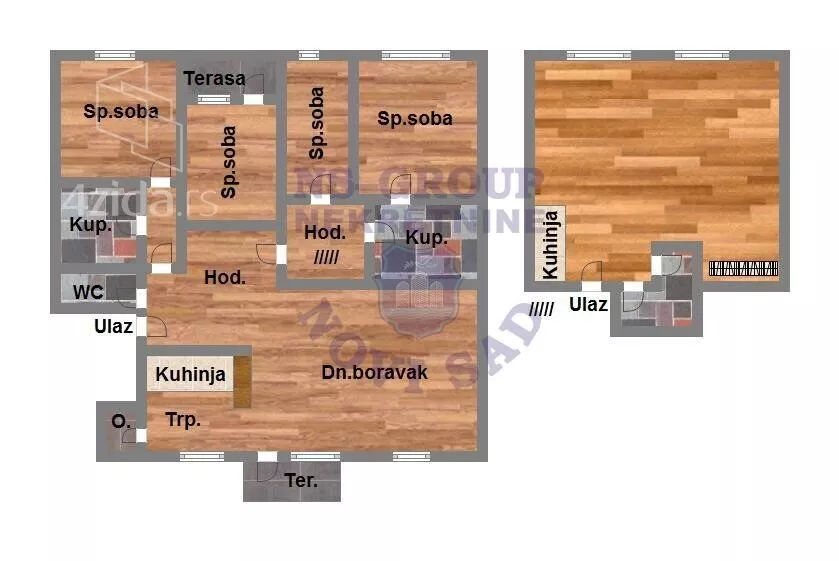 Šestosoban stan | 4zida