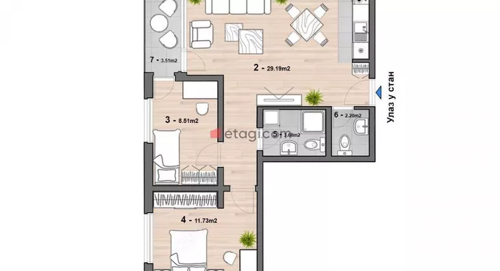 Dvoiposoban stan | 4zida