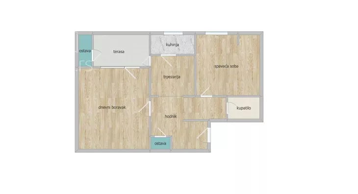 Dvosoban stan | 4zida