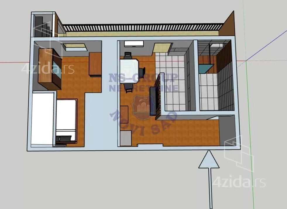 Dvosoban stan | 4zida