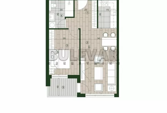 Dvosoban stan | 4zida