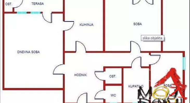 Trosoban stan | 4zida