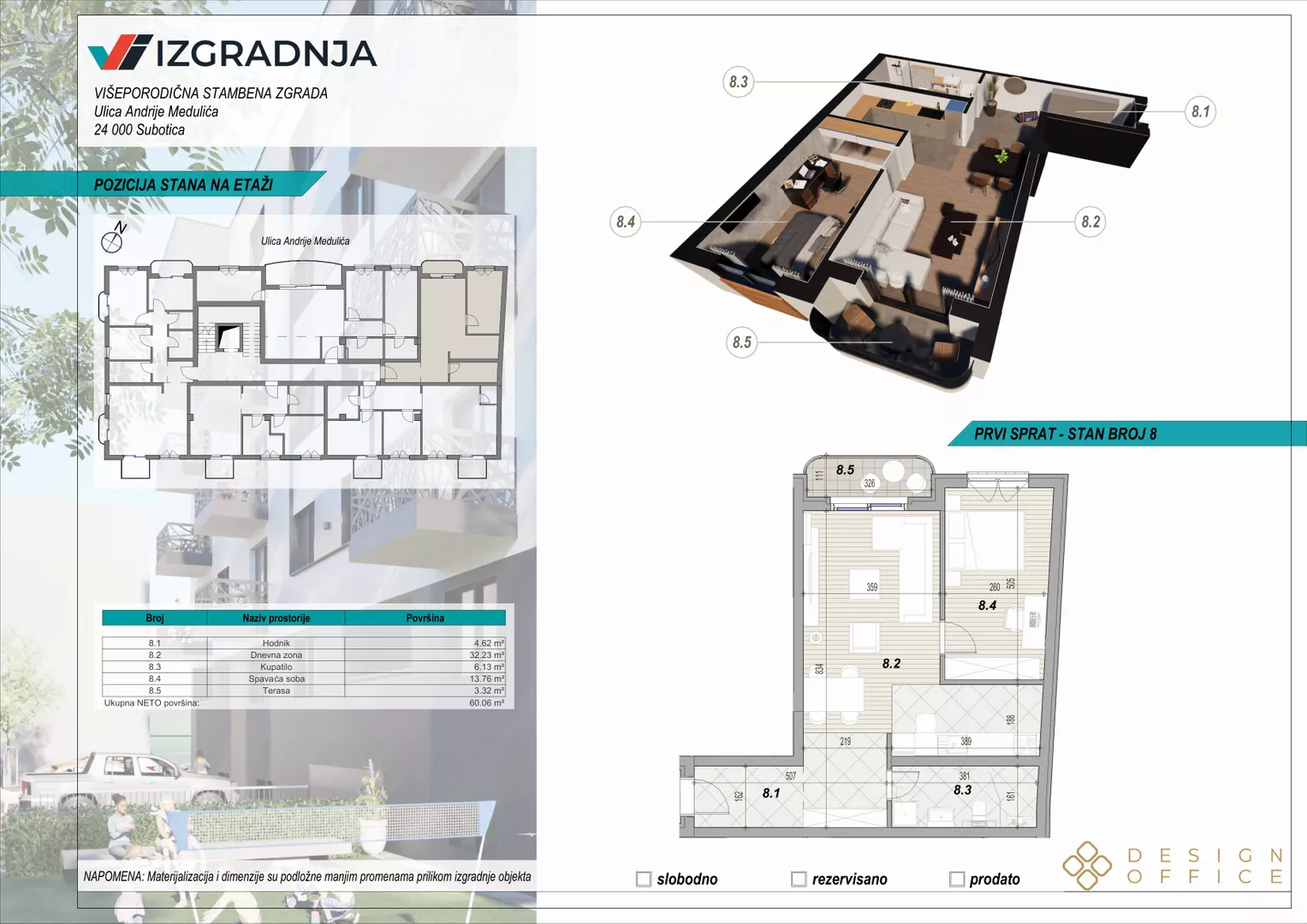 Dvosoban stan | 4zida