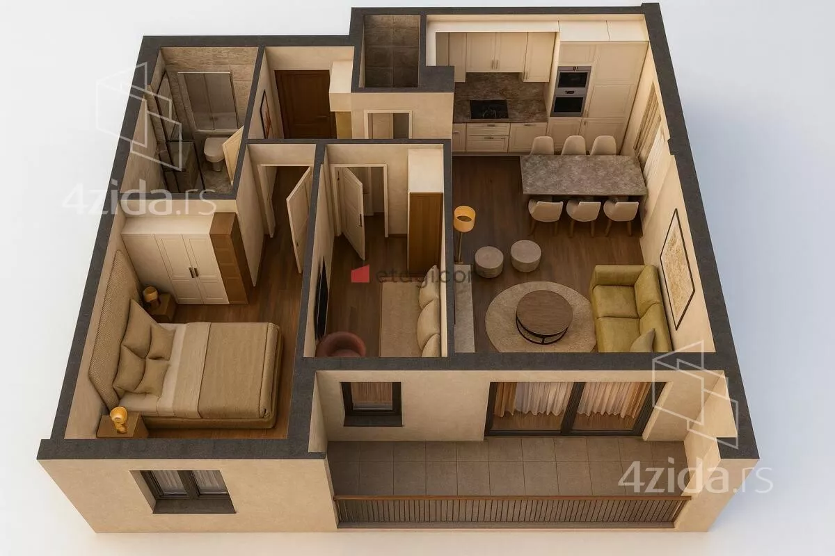 Dvoiposoban stan | 4zida