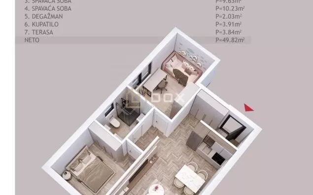 Dvoiposoban stan | 4zida