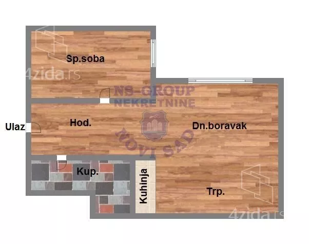 Jednoiposoban stan | 4zida