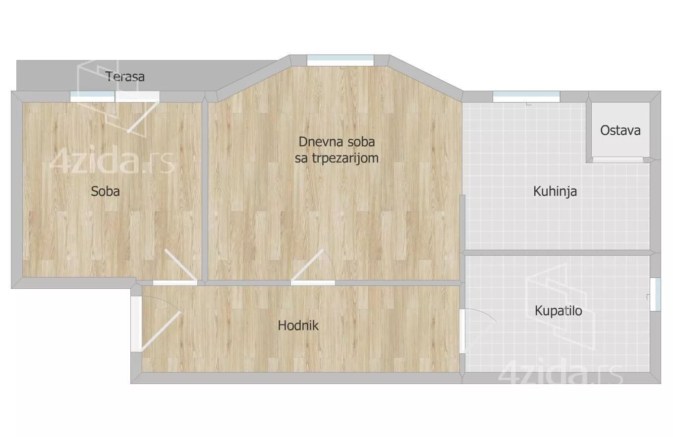 Dvosoban stan | 4zida