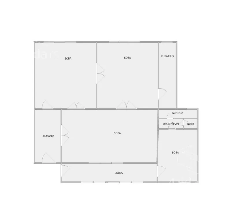 Trosoban stan | 4zida