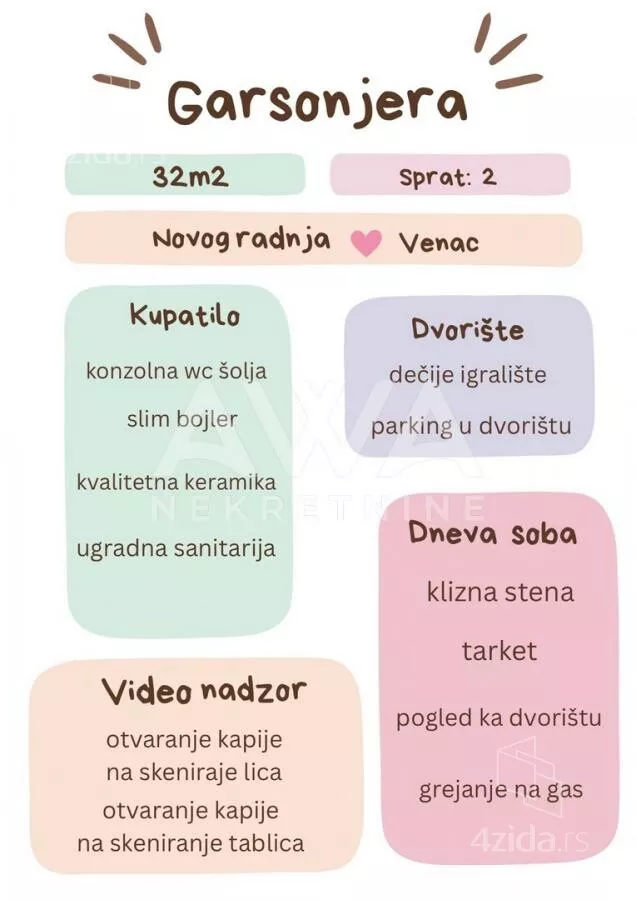 Garsonjera | 4zida