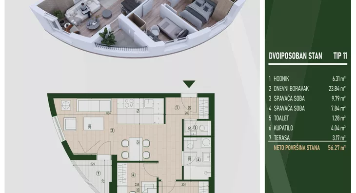 Dvoiposoban stan | 4zida